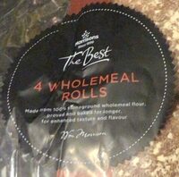 Wholemeal rolls