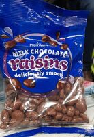 Milk chocolate raisins