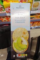 Mor Scalloped Sea Salt Crackers 185g
