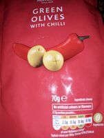 Green olives with chilli