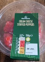 Cream cheese stuffed peppers