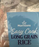 White easy cook rice