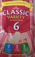 Mor Variety Crisps 6pk