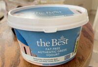 Fat free authentic Greek yogurt