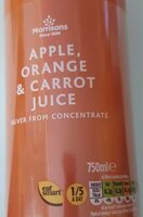Apple,orange&carrot juice