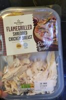Flame grilled shredded chicken breast