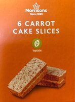 6 Carrot cake slices
