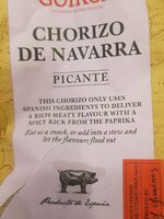 Chorizo de Navarra picante