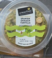 Spanish spinach omelette