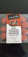 Inearthed mini cooking chorizo sausage