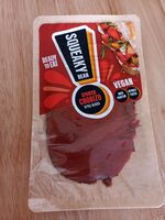Spanish chorizo style slices