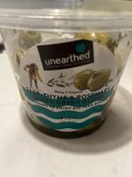 Sage, thyme and rosemary queen green olives