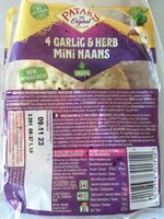 Patak's Mini naan garlic & coriander