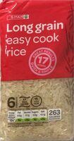 Long grain easy cook rice