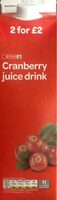 Cranberry juice drink