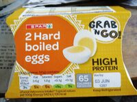 2 hard boiled eggs
