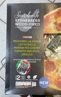 Pizza Mozarella Fior di latte chery tomatoes basil