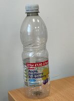 Apple raspberry and blueberry still flavoured sping water