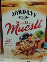 Jordan's Special Muesli 30% de fruits & noix