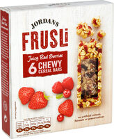 Frusli Juicy Red Berries Chewy Cereals Bars 6 x (180g)