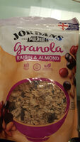 Granola raisin amandes