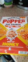 Popped oat crunch