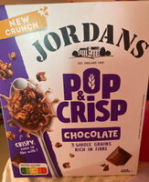 Jordans Pop & Crisp Chocolate 400 g