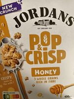 Jordans Pop & Crisp Honey 400 g