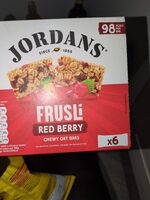 Frusli Red Berry Oat Bars