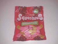 Cherry cola flavoured squashies drumsticks