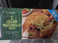 2 Italian mozzarella melts