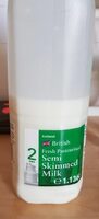Semi skimmed milk