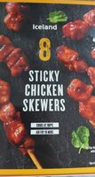 Sticky Chicken Skewers