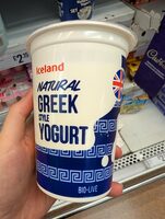 Natural Greek Style Yogurt