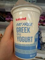 Fat Free Greek Style Yogurt