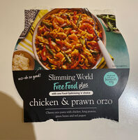Chicken & prawn orzo