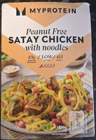 Peanut Free Satay Chicken with noodles