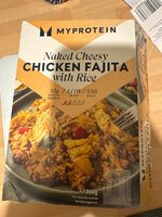 Naked Cheesy Chicken Fajita with Rice