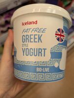 Fat Free Greek Style Yogurt