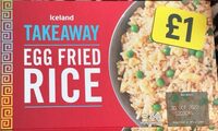 Takeaway egg fried rice