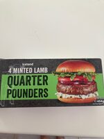Iceland Minted Lamb Qtr Pounder 4pk