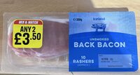 300g Iceland MIX & MATCH ANY 3 £5 UNSMOKED BACK BA