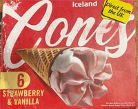 Strawberry & Vanilla Cones