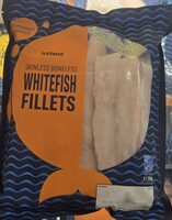 Whitefish Fillets Skinless Boneless
