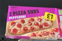 Iceland Pizza Sub Pepperoni 2pk