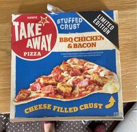 BBQ Chicken & Bacon Cheese Filled Crust