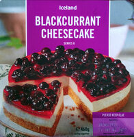 Blackcurrant cheesecake