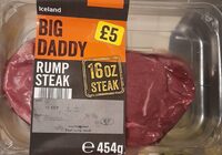 Big Daddy Rump Steak 16oz