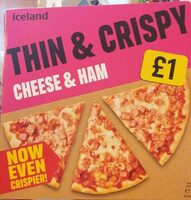 Thin & crispy cheese&ham