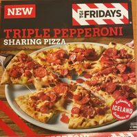 Tgi Triple Pepperoni Pizza 504g
